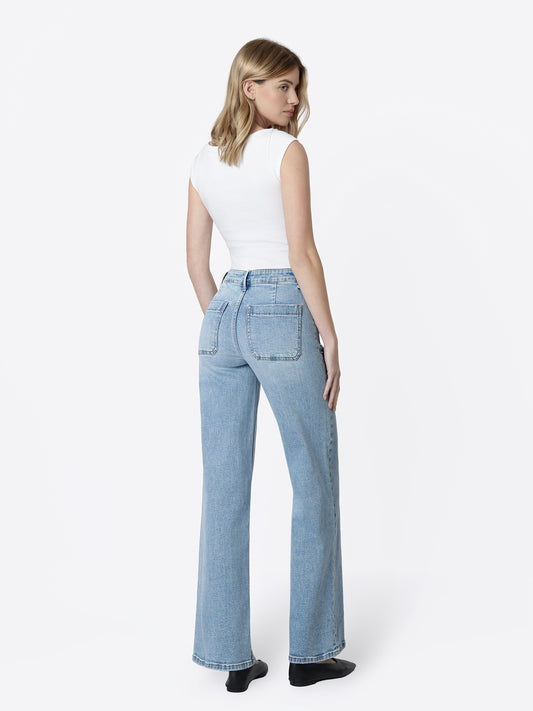 Vervet Wide Leg Sailor Jeans