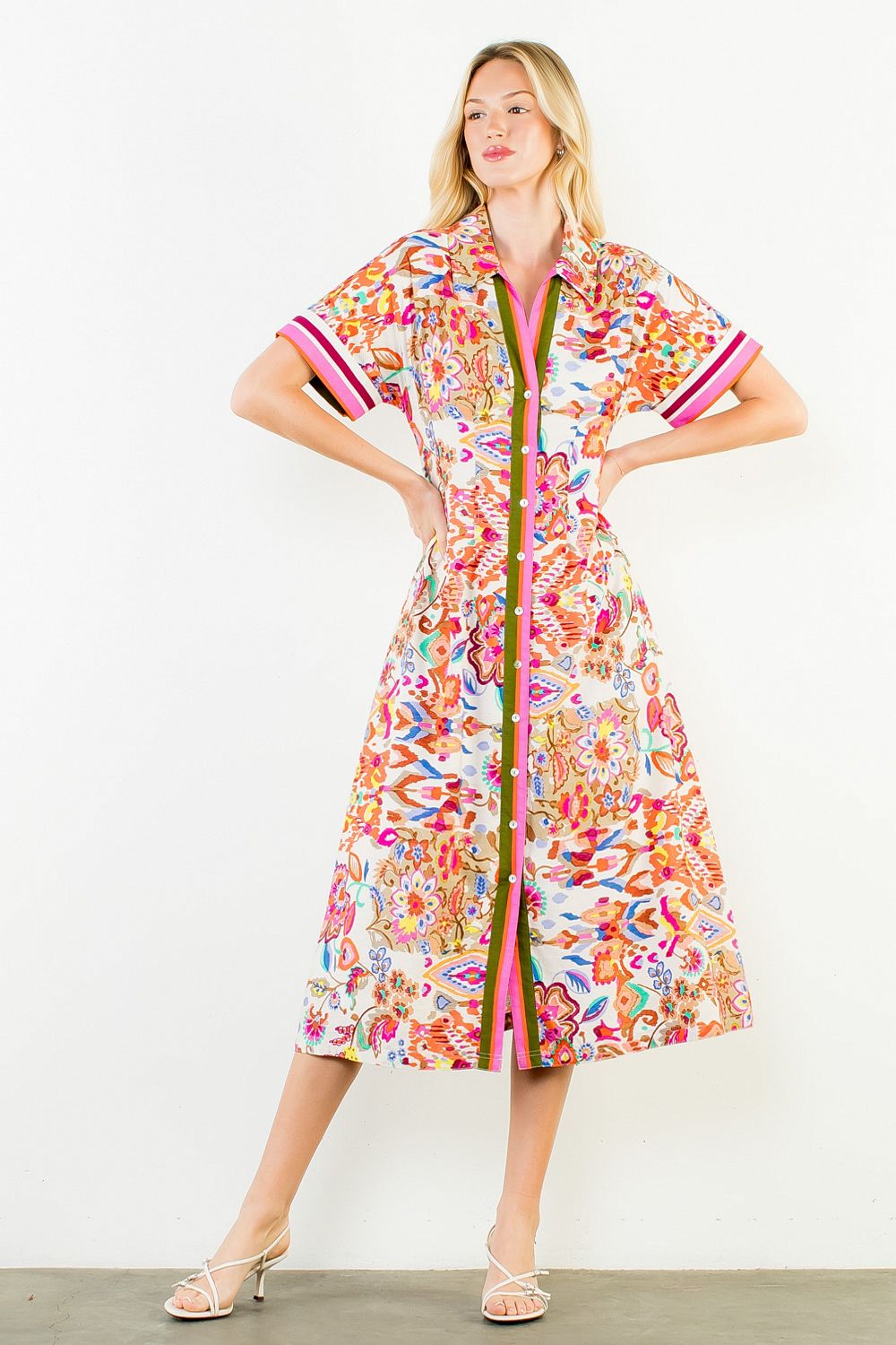 THML Painted Petals Dress