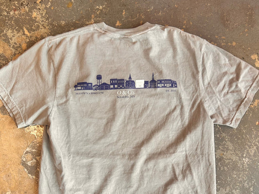 Gray Logo Tee SS