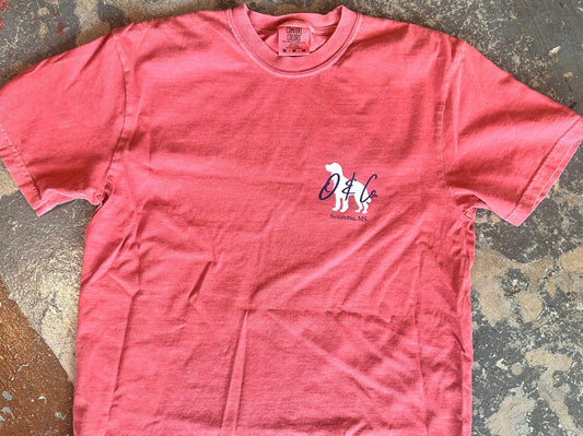 Brick Red Logo Tee SS