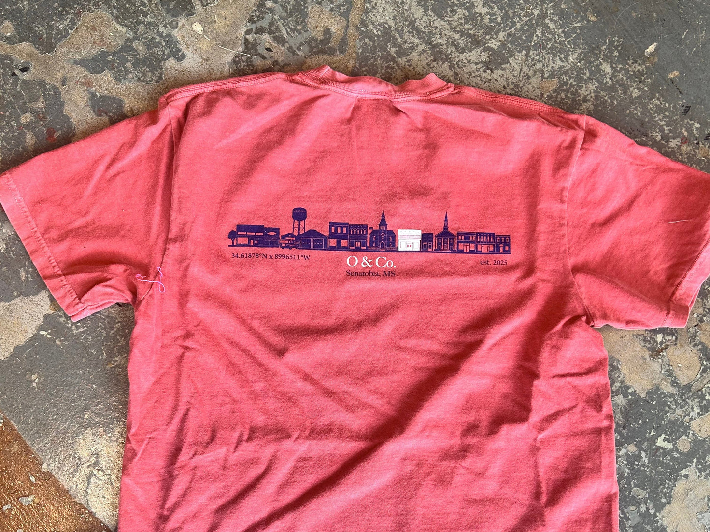 Brick Red Logo Tee SS