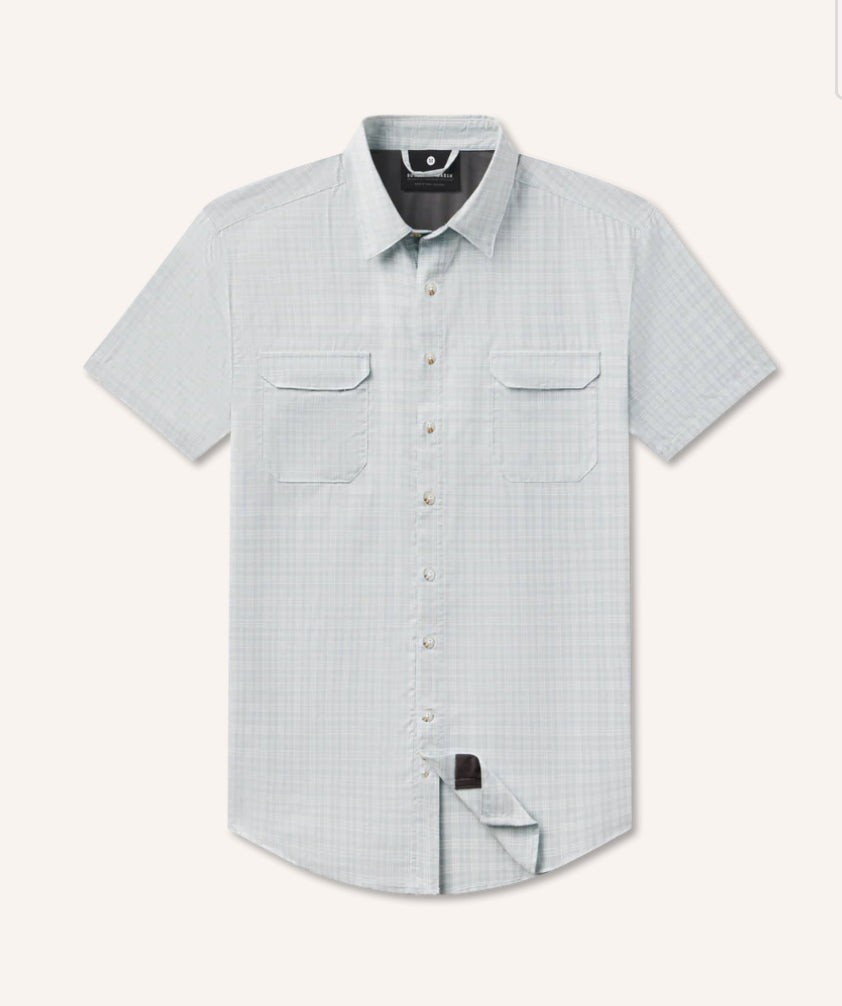 Southern Marsh Merida Mar Performance Shirt- Mist Blue
