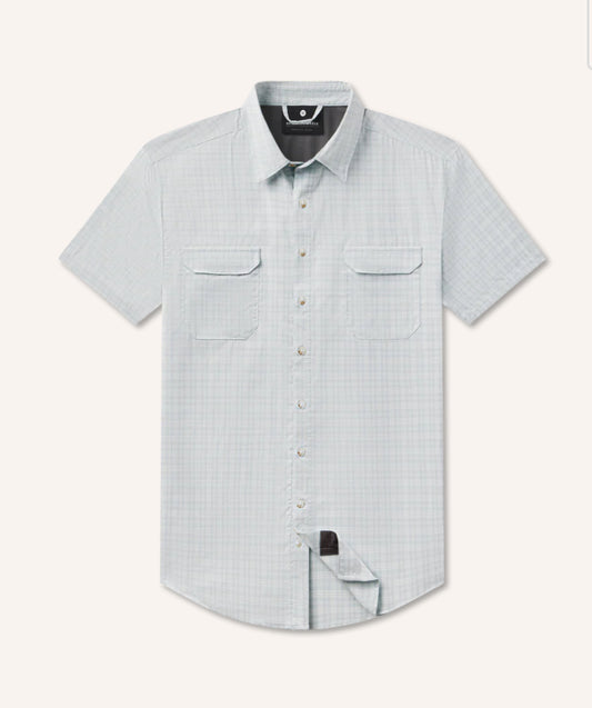 Southern Marsh Merida Mar Performance Shirt- Mist Blue