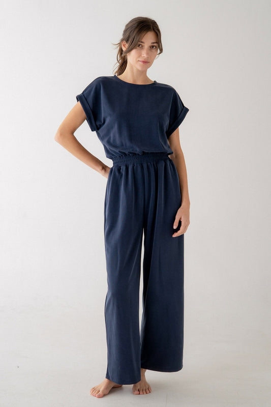 Slate Navy Emma Romper