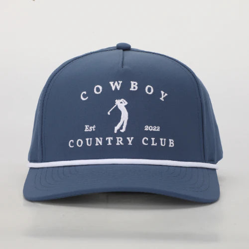 Cowboy Country Club Golfer Roped Hat