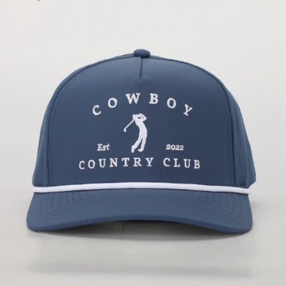 Cowboy Country Club Golfer Roped Hat