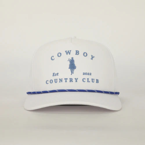 Cowboy Country Club Golfer Roped Hat
