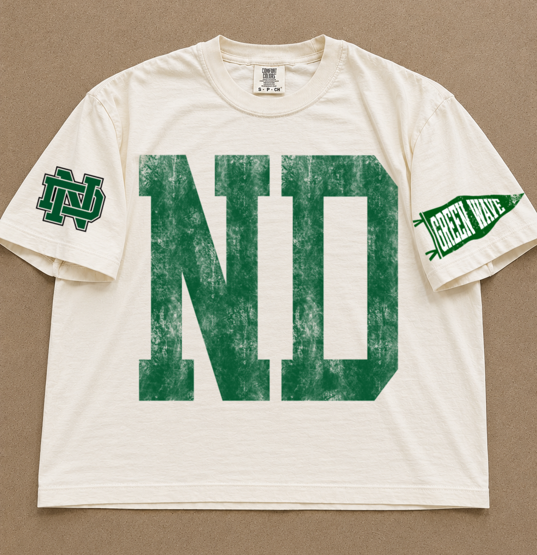 The Varsity Green Wave Tee