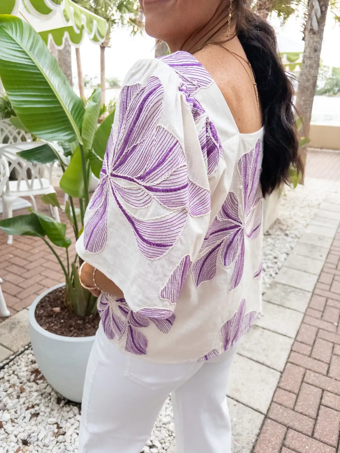 Odessa Top- Odette Print