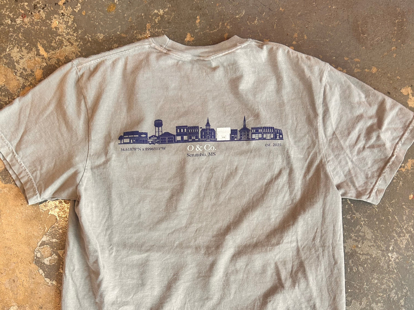 Gray Logo Tee SS