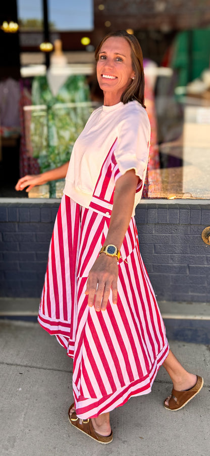 Game Day Stripe Dress