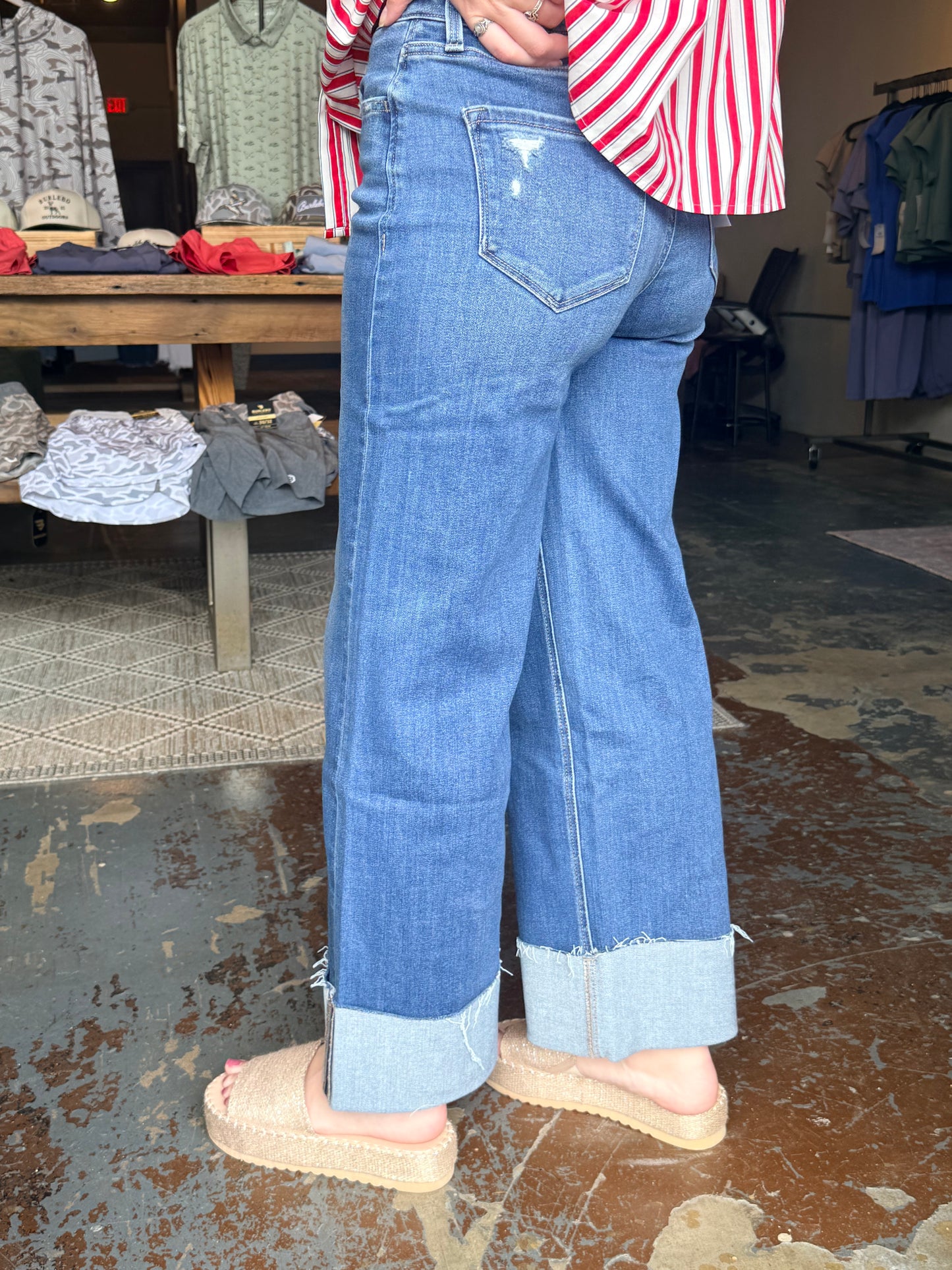 Vervet High Rise Denim with Cuff
