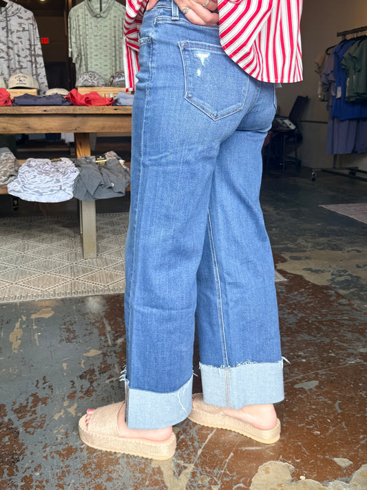 Vervet High Rise Denim with Cuff