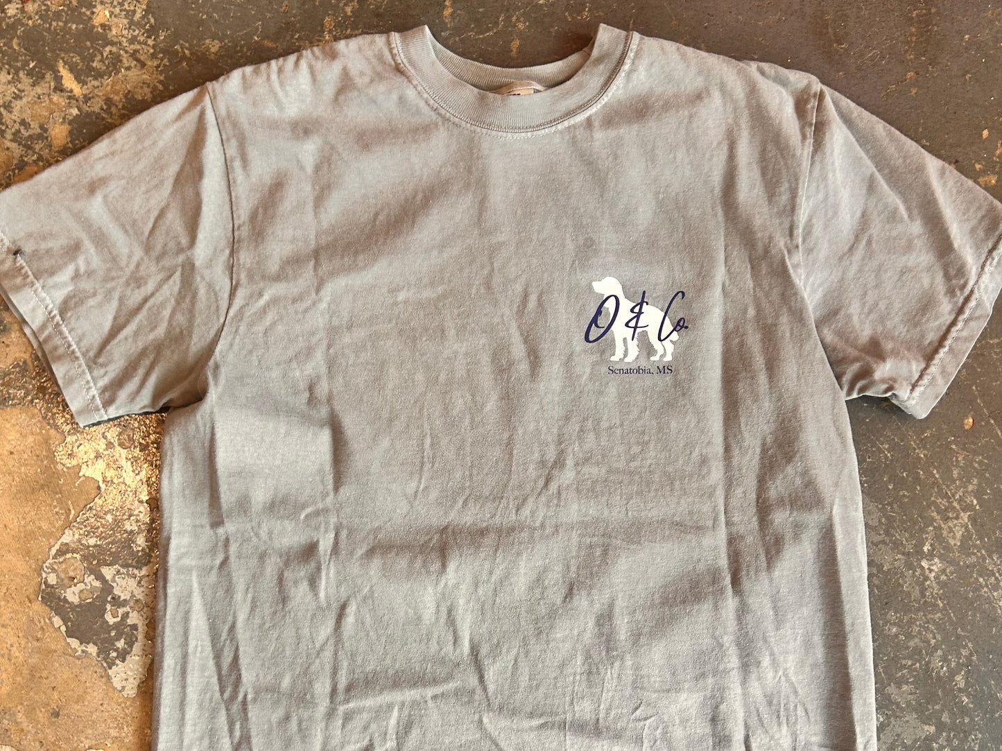 Gray Logo Tee SS
