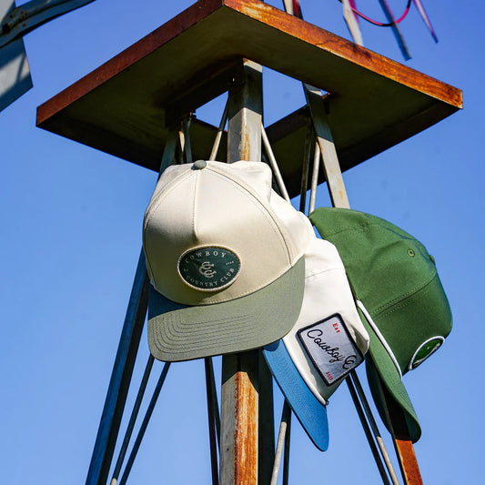 Cowboy Country Club Two Tone Cotton Hat