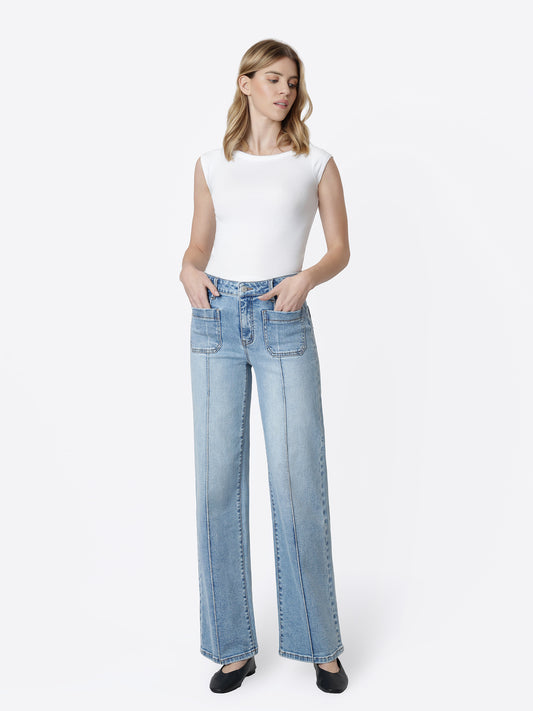 Vervet Wide Leg Sailor Jeans