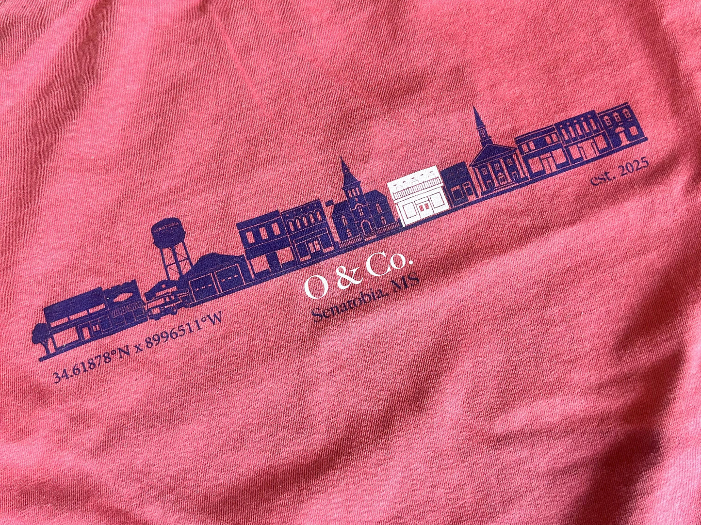 Brick Red Logo Tee SS