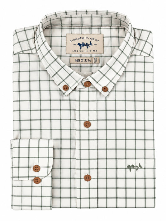 Coastal Cotton Sport Shirt Cypress