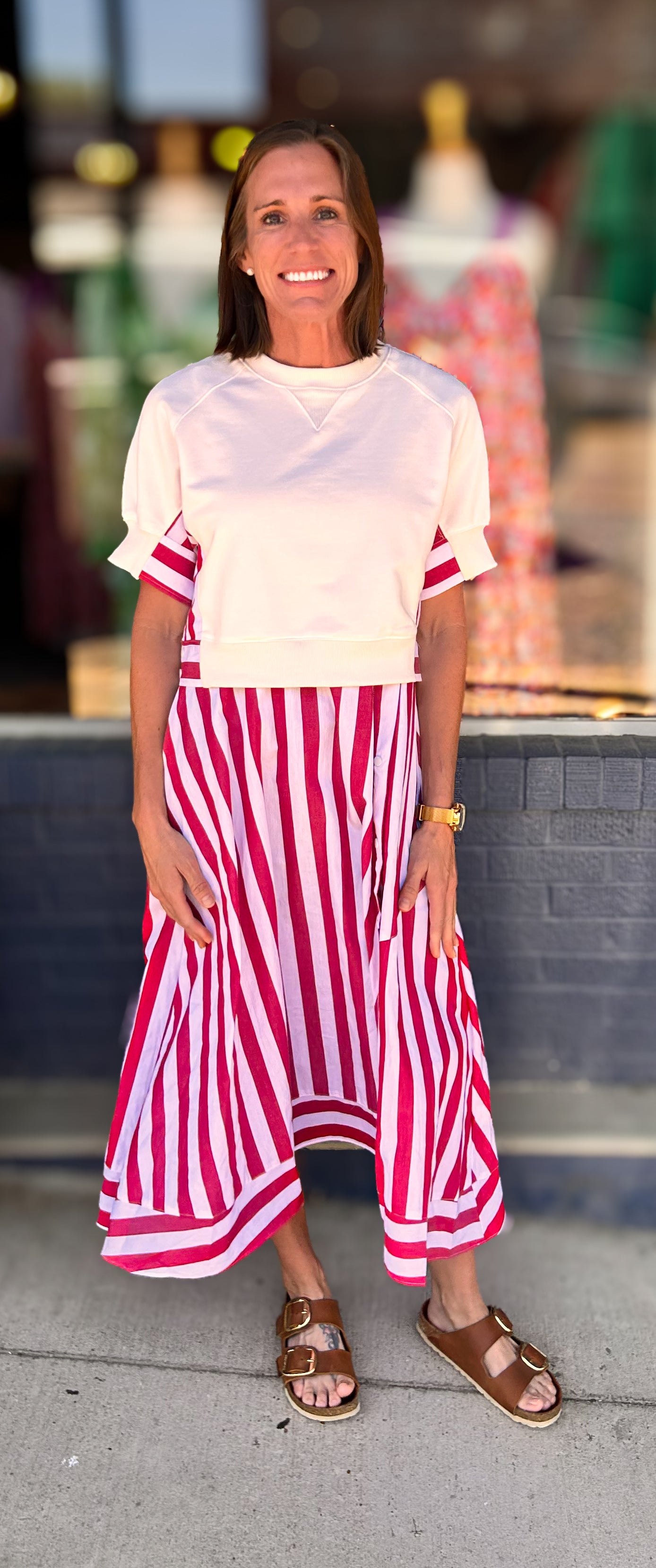 Game Day Stripe Dress