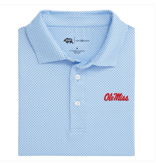 Ole Miss Scope Printed Performance Polo