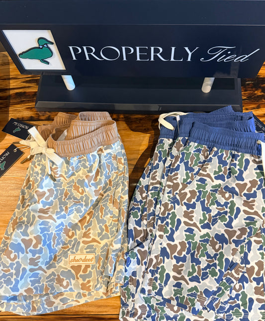 Properly Tied Boys Camo Shordees