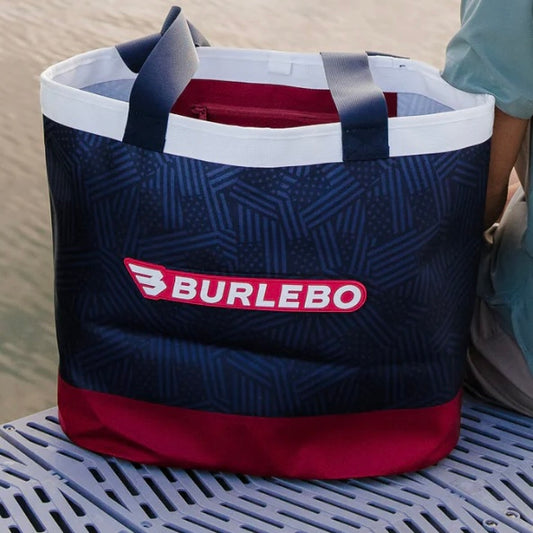 Burlebo Waterproof Stars and Stripes Tote