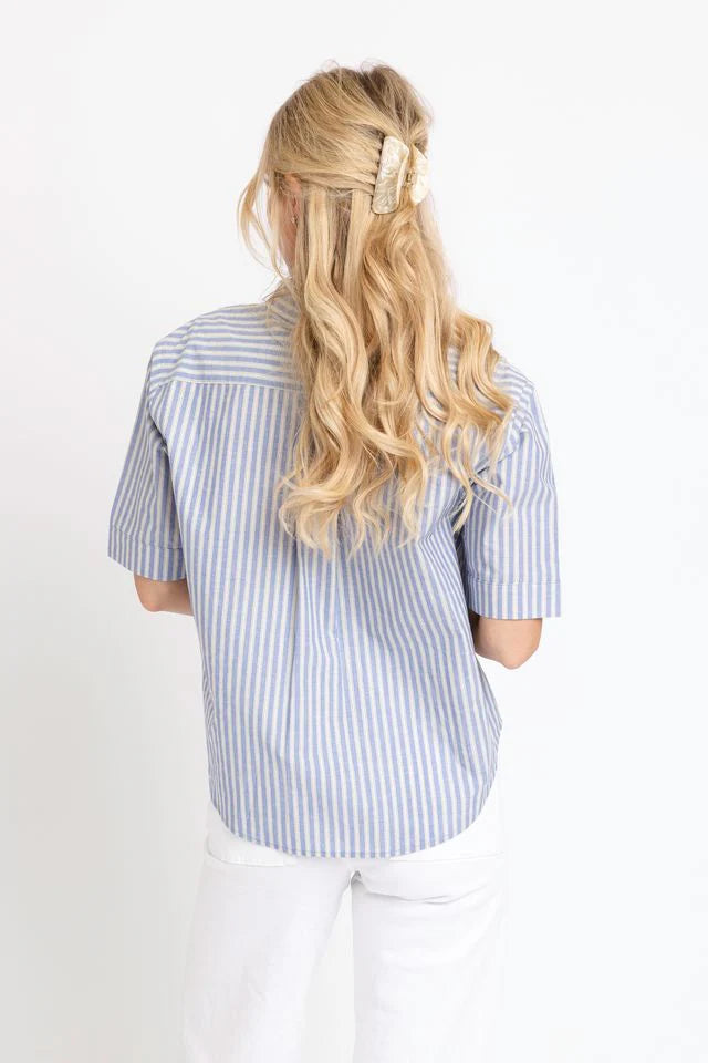 Karlie Stripe Pocket Camp Top