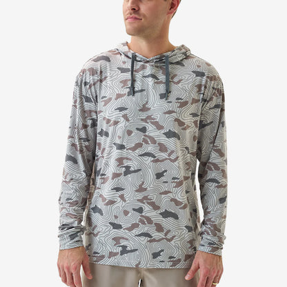 Burlebo Performance Hoodie Topo Desert Camo