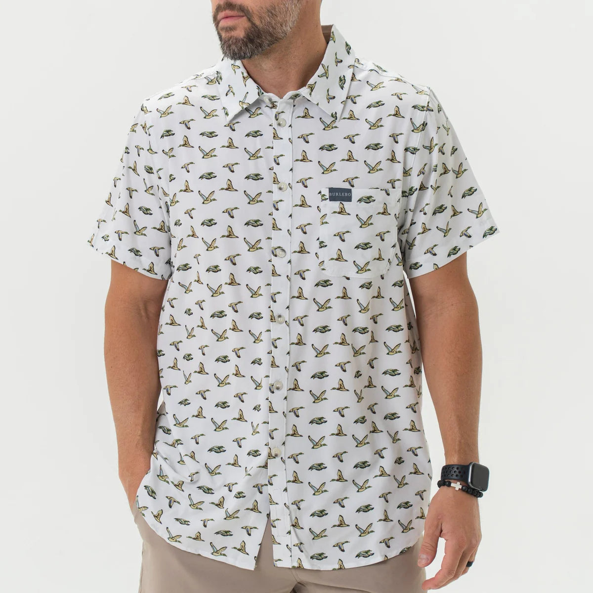 Burlebo Button Up Flying Ducks