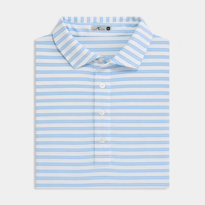 Genteal Blue Rush Performance Polo