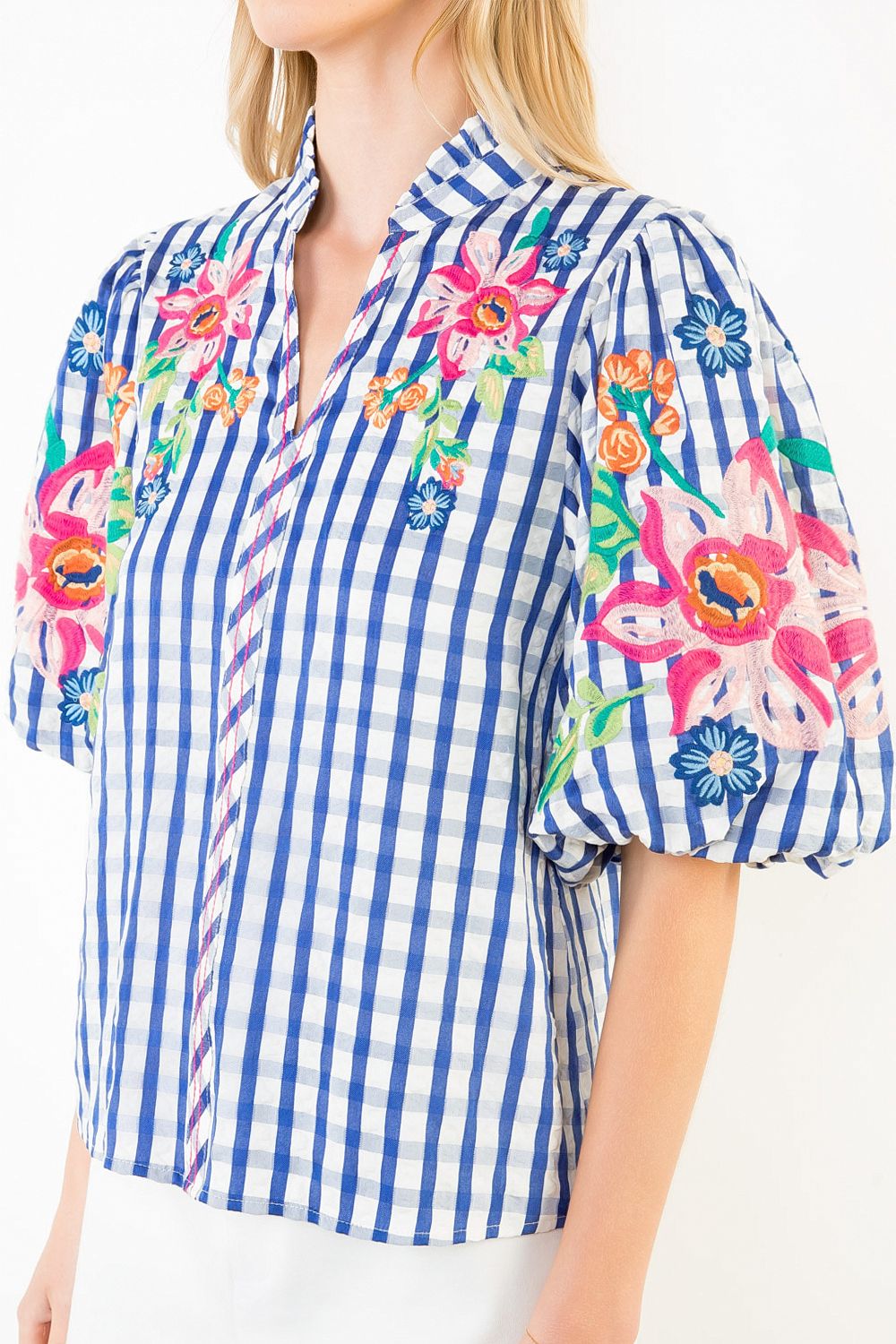 THML Blue & Bloom Top