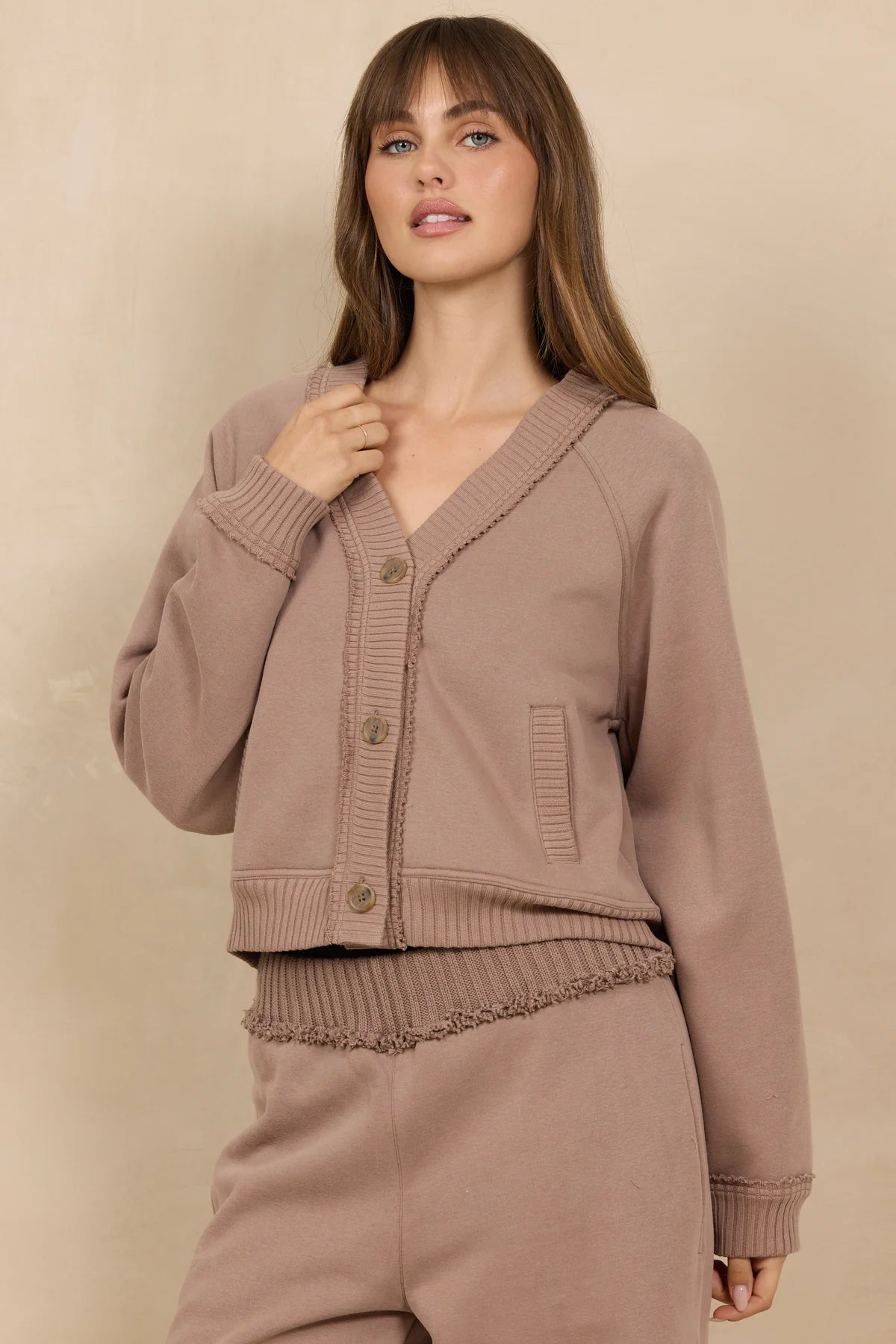 Vintage Havana Mocha Fleece Set