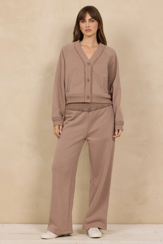 Vintage Havana Mocha Fleece Set
