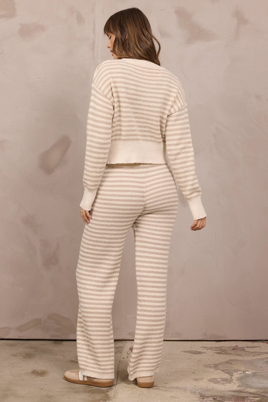 Vintage Havana Sweater Terry Cardigan & Pant Set