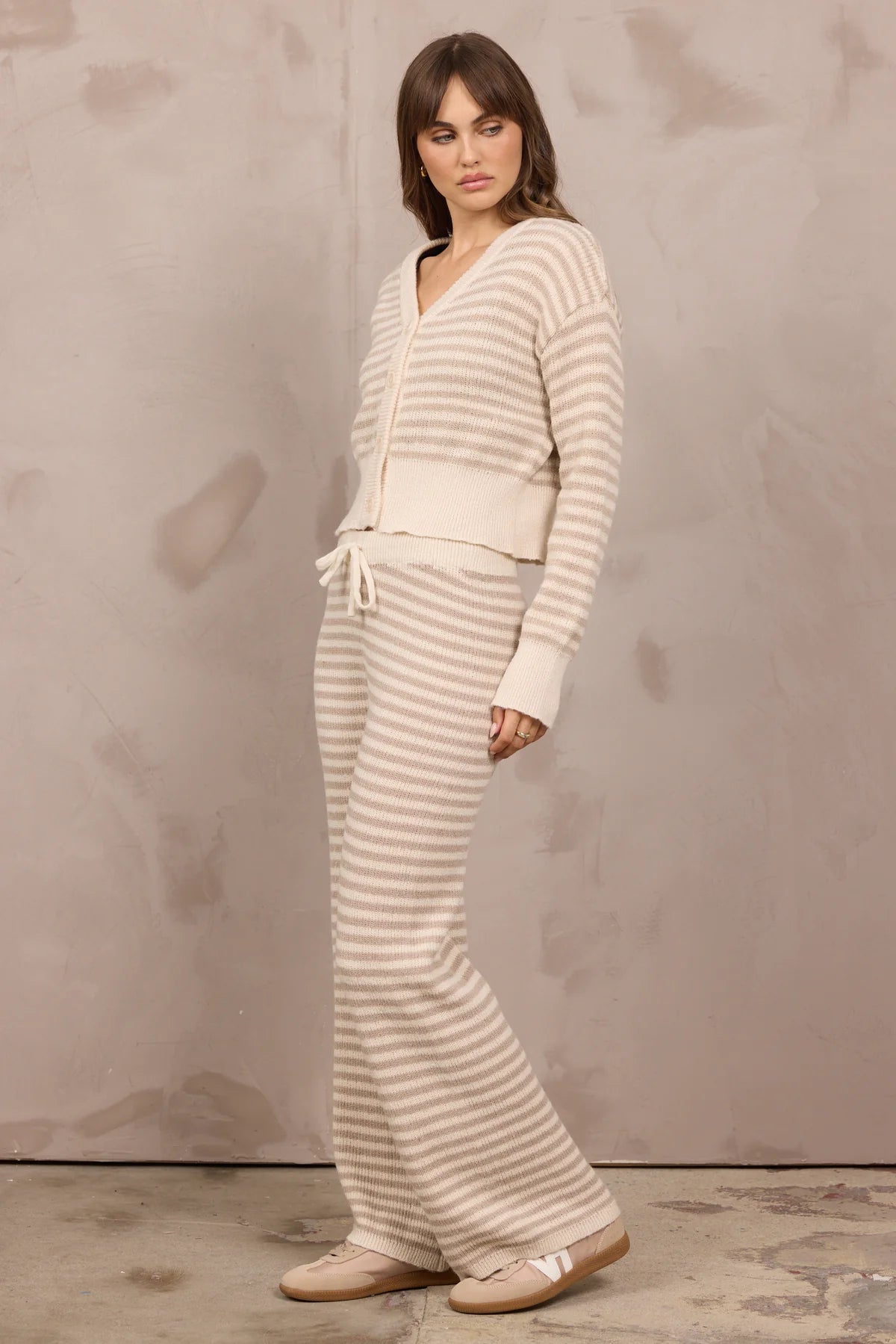 Vintage Havana Sweater Terry Cardigan & Pant Set