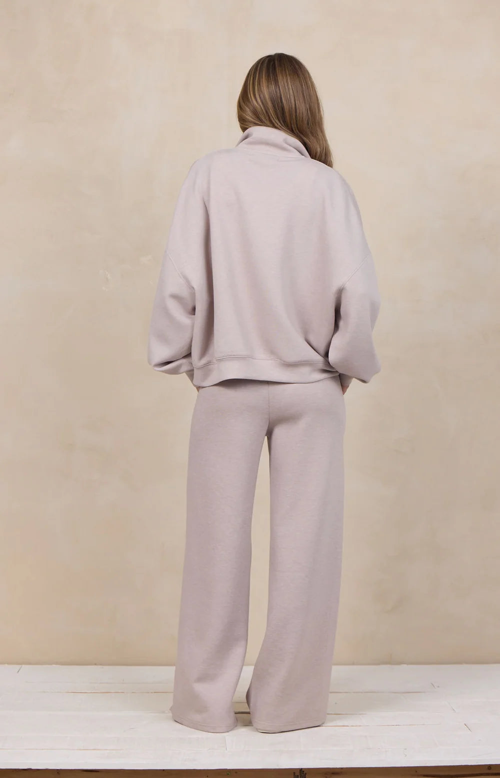 Vintage Havana Cloud Fleece Heather Oatmeal Set