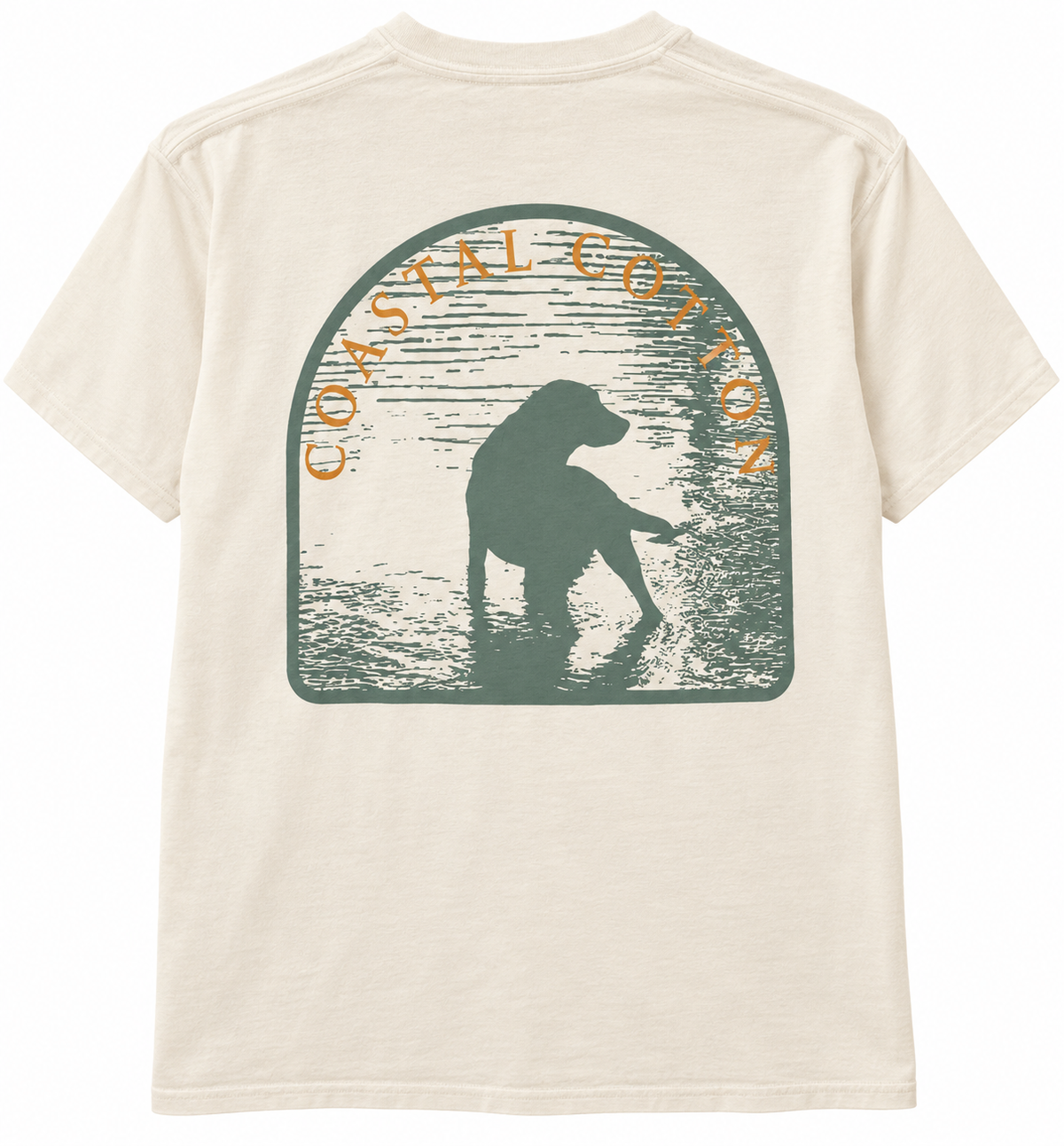 Coastal Cotton Bone Dog Short Sleeve