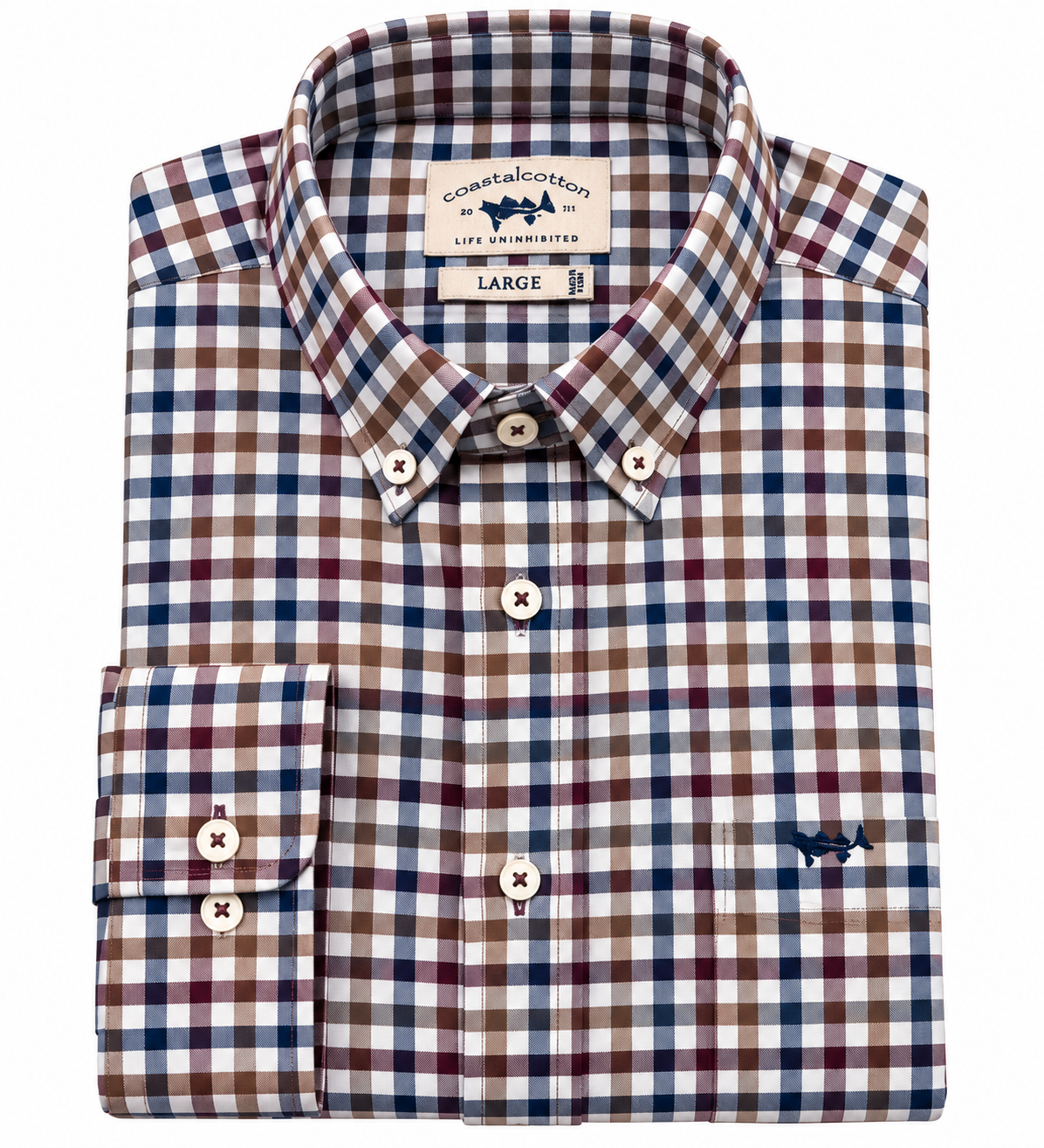 Coastal Cotton Sport Shirt Mocha