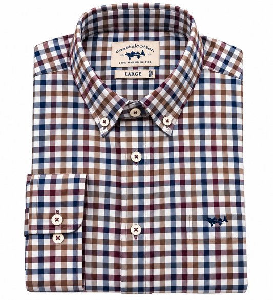 Coastal Cotton Sport Shirt Mocha
