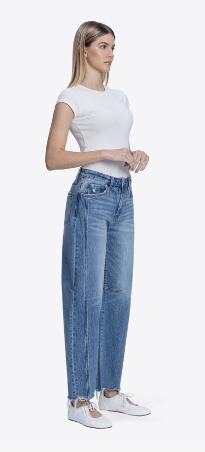 Vervet High Rise Barrel Jean