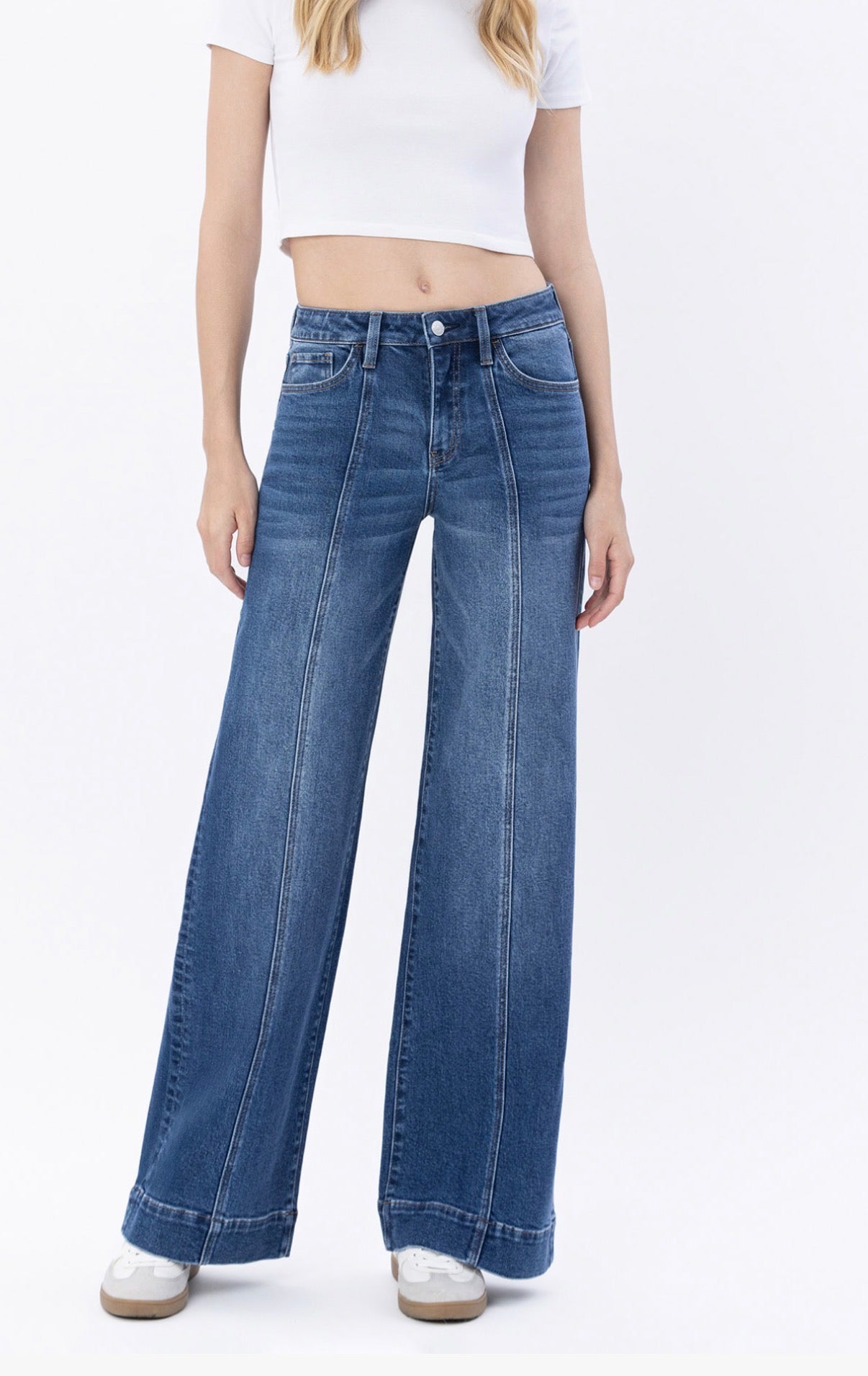 Vervet High Rise Extreme Wide Trouser