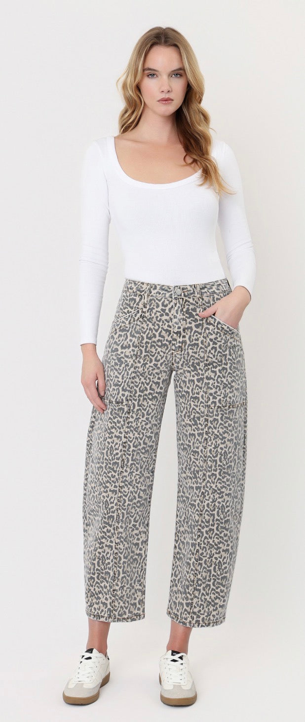 Vervet High Rise Barrel Jean