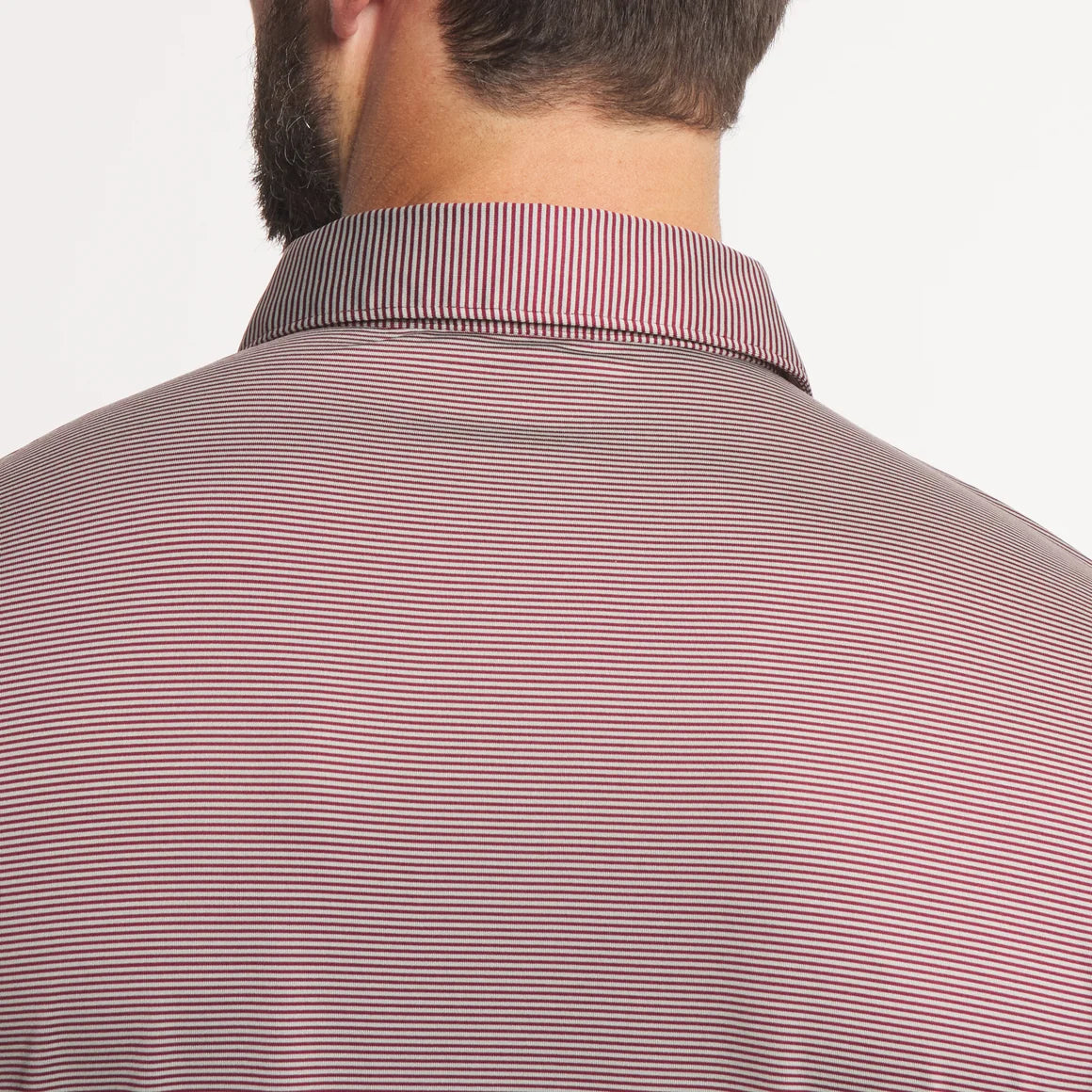 Bermuda Polo Maroon & Grey