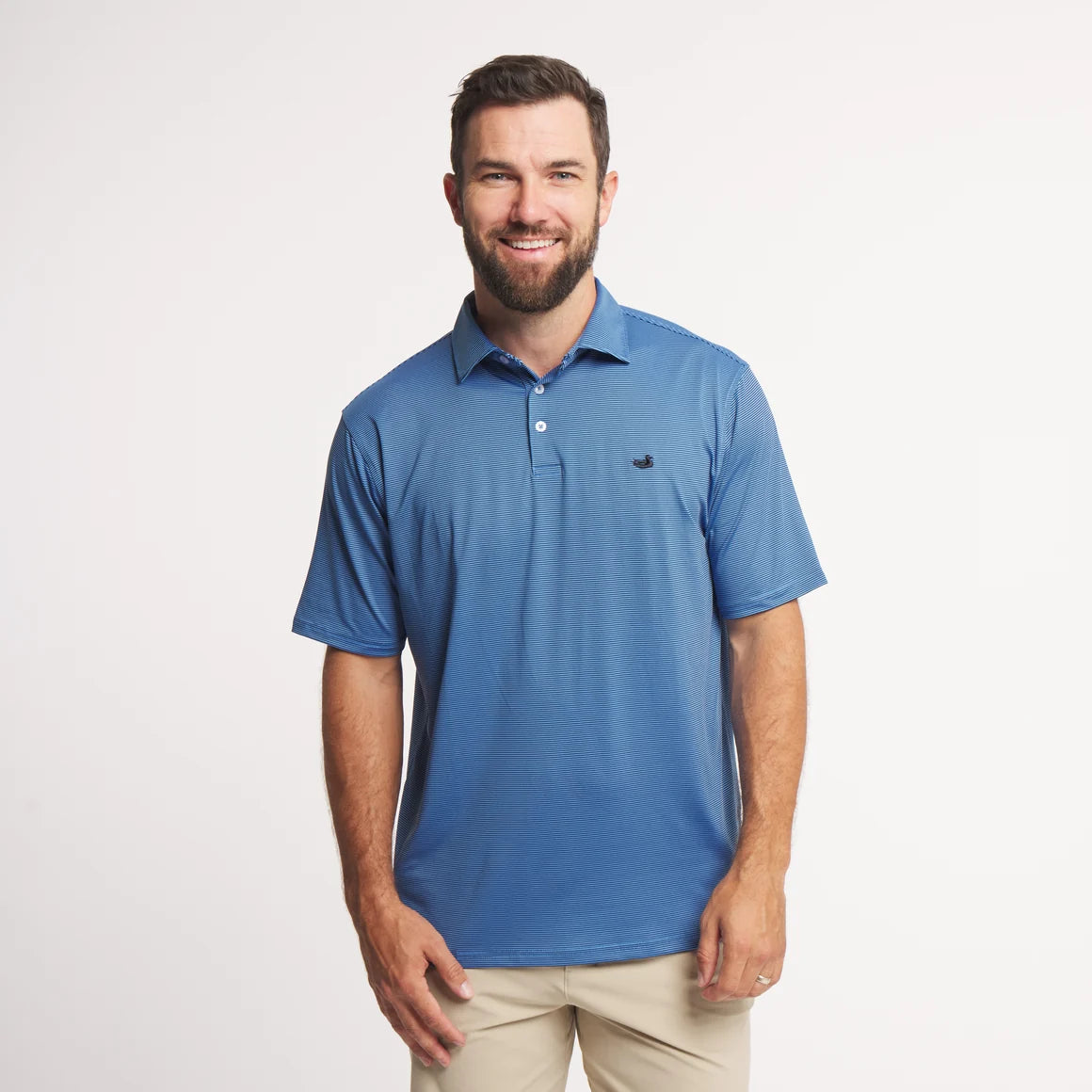 Bermuda Polo Navy & French Blue